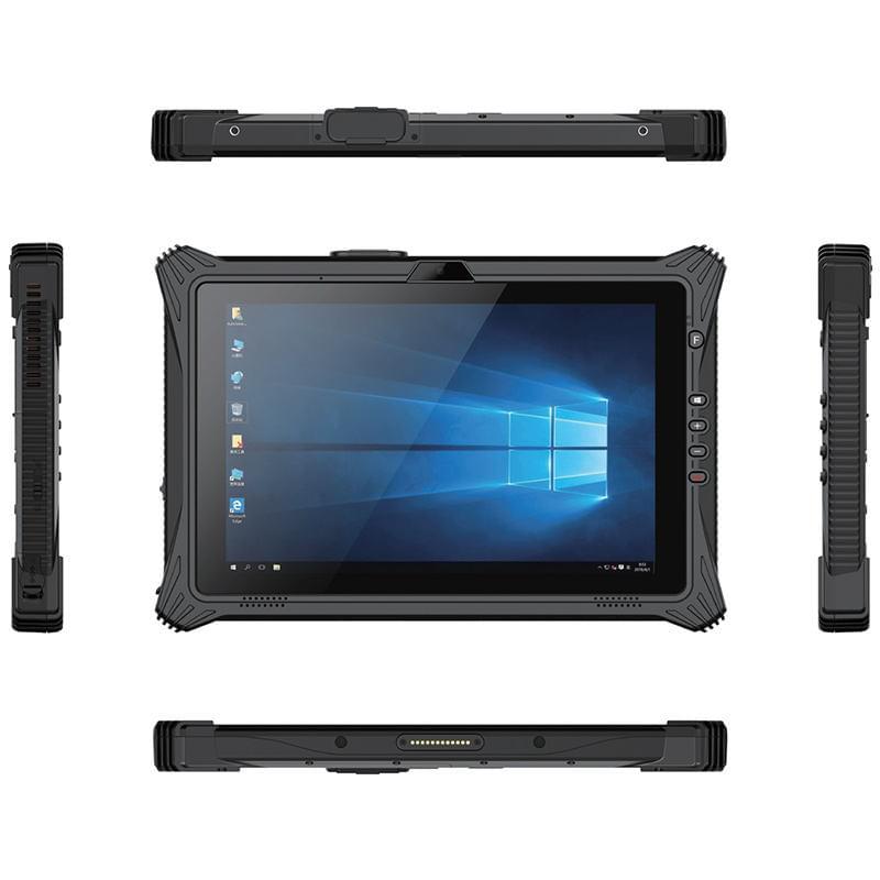 Computador tablet robusto de 12 polegadas, sistema Windows IP65 4G/128G/4G módulos/WiFi