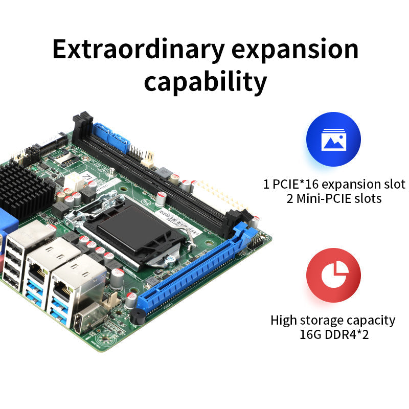 1U Rack Servers,Intel® Core™ I7-6700/16GB/500GB SSD 2.5″/250W
