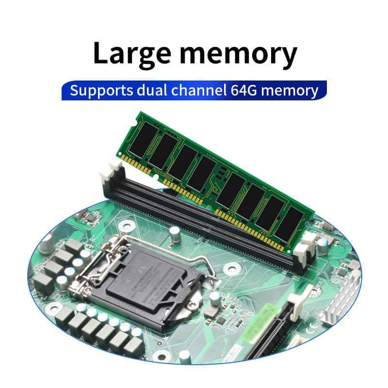 4U Rackmount Computer, Intel® Core™ I5-10500 16GB/1TB/4 Port Network Card/DVD