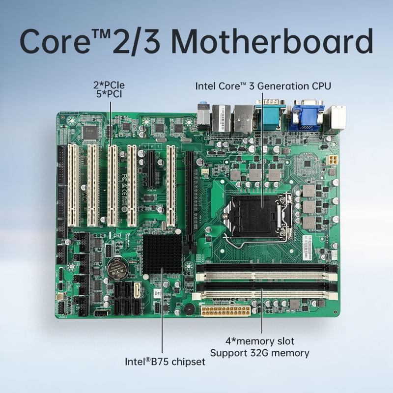 4u Rackmount Computer,Intel® Core™ I7-3770 16GB/256GB+1TB/300w