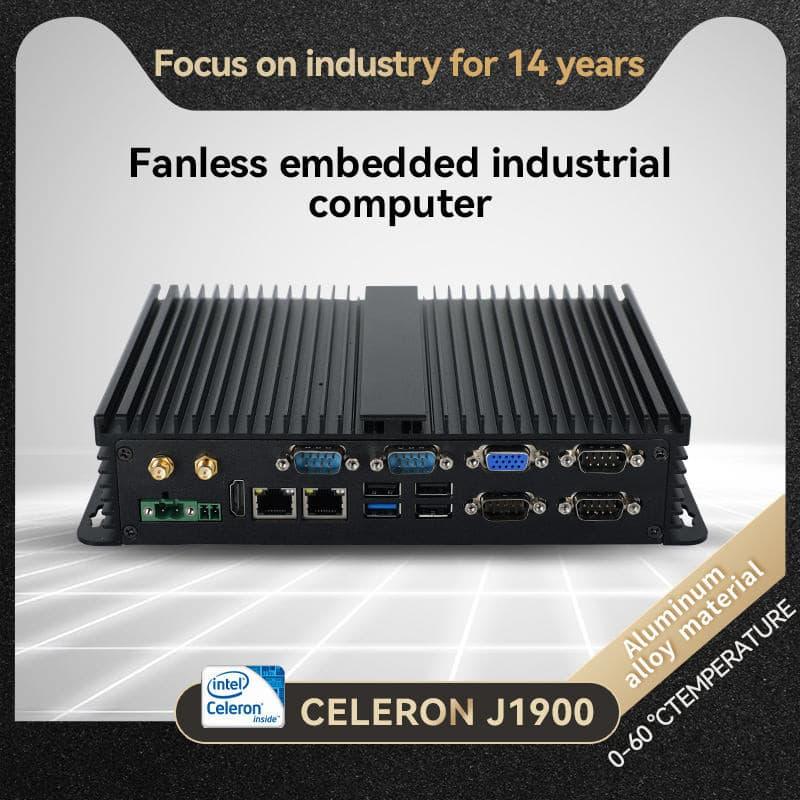 Fanless Embedded Box PCs, Intel® Celeron® Processor J1900 4G/128G