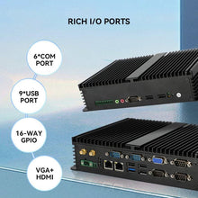 Load image into Gallery viewer, Fanless embedded pc, Intel® Celeron® Quad Core J1900 4G/64G