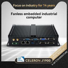 Load image into Gallery viewer, Fanless embedded pc, Intel® Celeron® Quad Core J1900 8G/512G