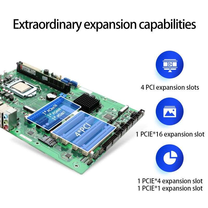 High Performance Industrial Portable Computer, Intel® Pentium® Processor G4400 32G/1T/4 Ethernet port card/400W/KM