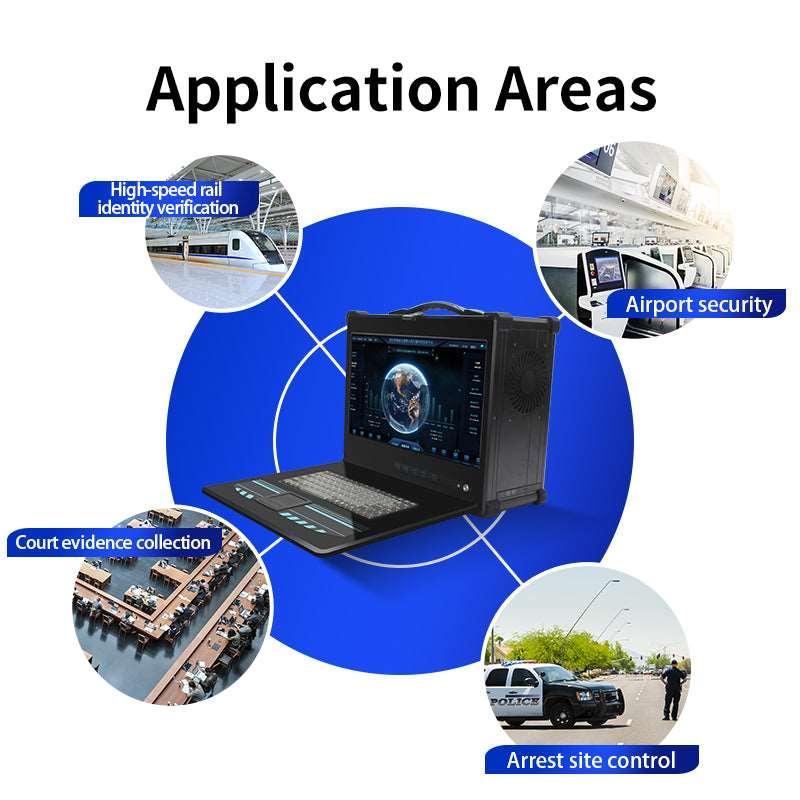 High Performance Industrial Portable Computer, Intel® Pentium® Processor G4400 32G/1T/4 Ethernet port card/400W/KM