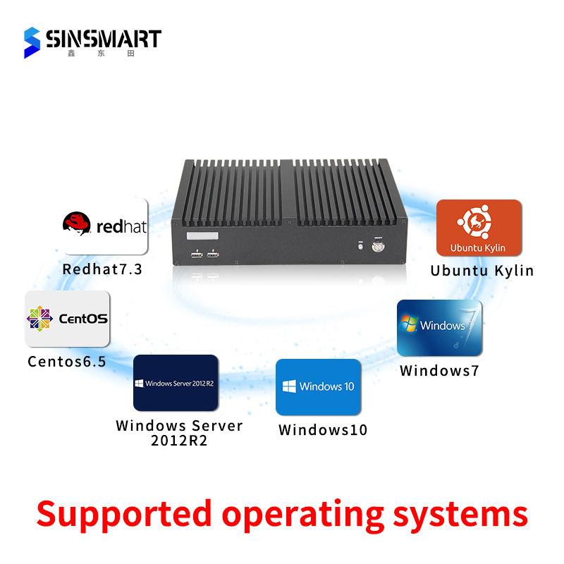 Industrial Embedded Box PC, Intel® Core™ I7-6700T 32G/512GSSD/10 strings/CAN/9~24V