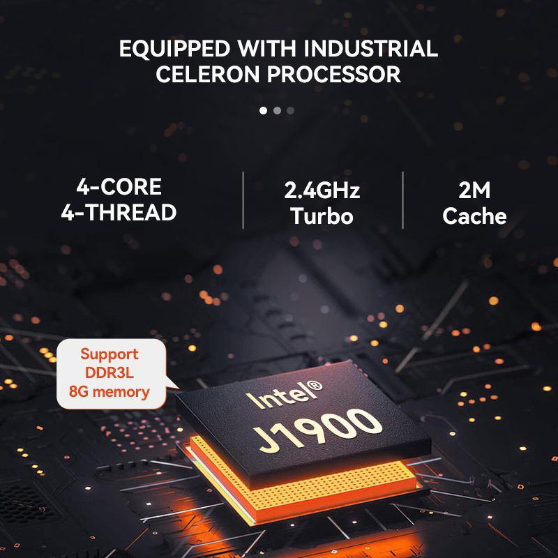 Industrial PC Box, Intel® Celeron® Quad Core J1900 8G/128G