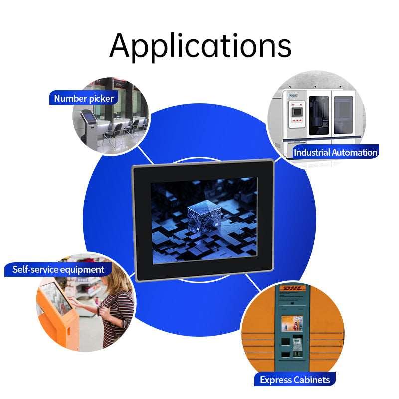 Industrial Touch Screen Monitors, Intel® Celeron® Processor J1900/4G/128G SSD
