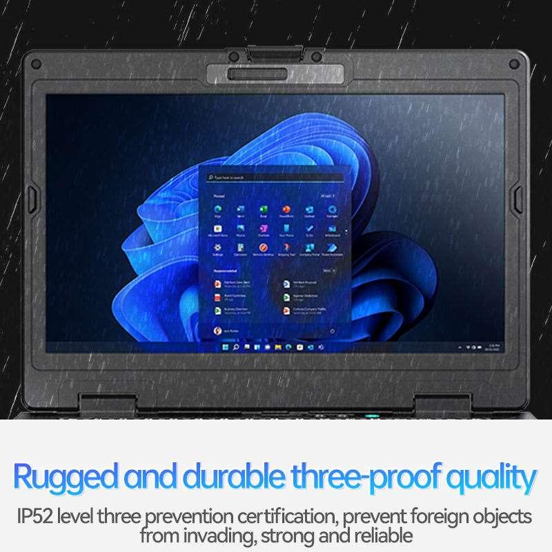Military Rugged Laptop, Intel® Core™ i5-8265U 8G/256GSSD/19V