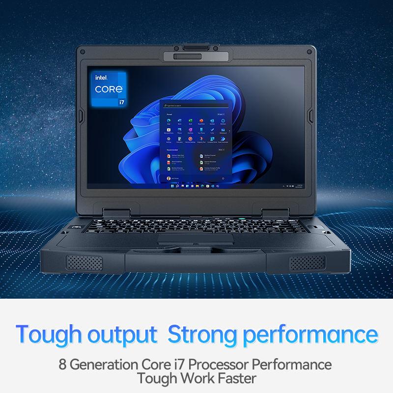 Rugged Laptop, Intel® Core™ i7-8565U 8G/1TSSD+128GB M 2 SSD/touch/sunlight visible