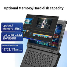 Load image into Gallery viewer, Rugged Laptops for field work, 11th Gen Intel® Core™ I5 1135G7 8G/512+1T