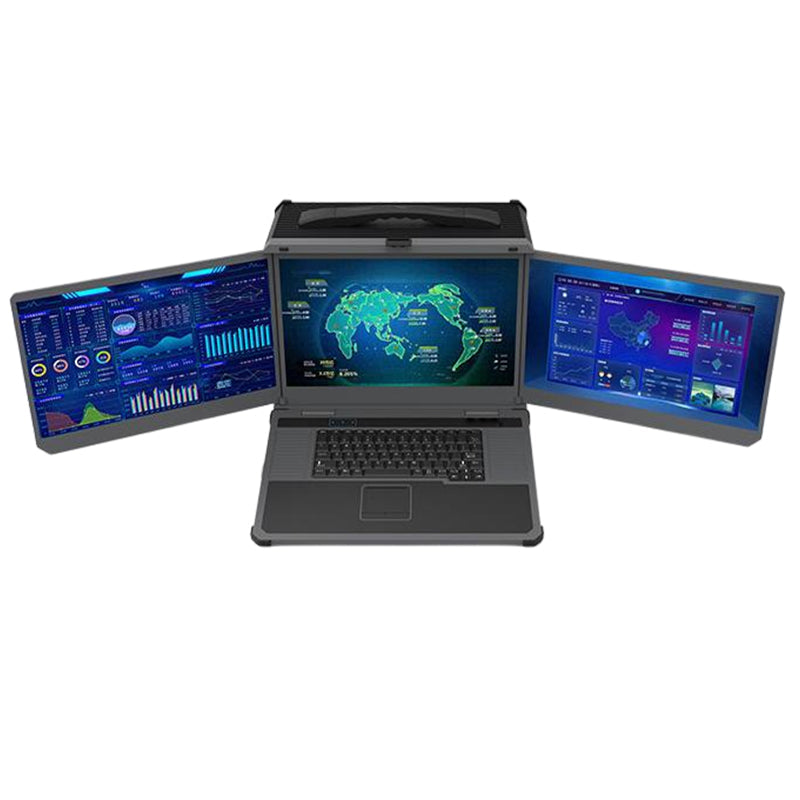 Triple Screen Portable Computer,Intel® Core™ I9-10900K/128GB/512GB+1TB SSD/850W